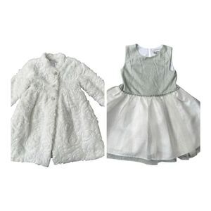 Blueberi Boulevard girls Embellished Sleeveless 2-pc. Dress Set with jacket sz 4